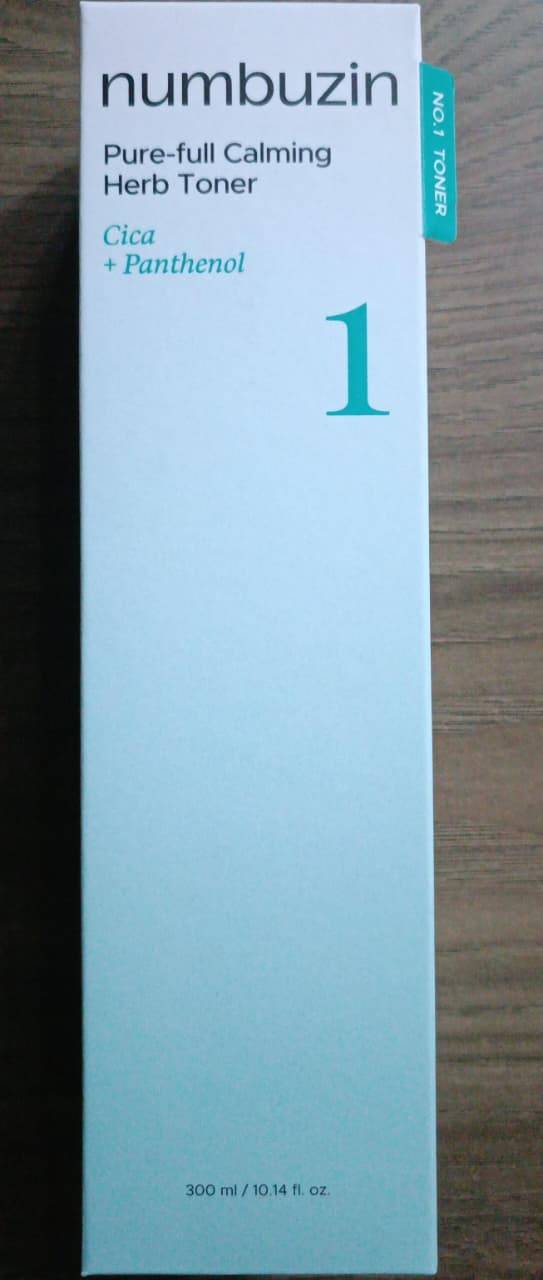 numbuzin PURE- FULL CALMING HERB TONER